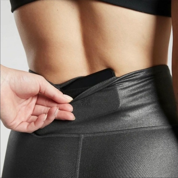 SOLD! Athleta Elation Ultra HighRise Tight Shimmer - Picture 4 of 16